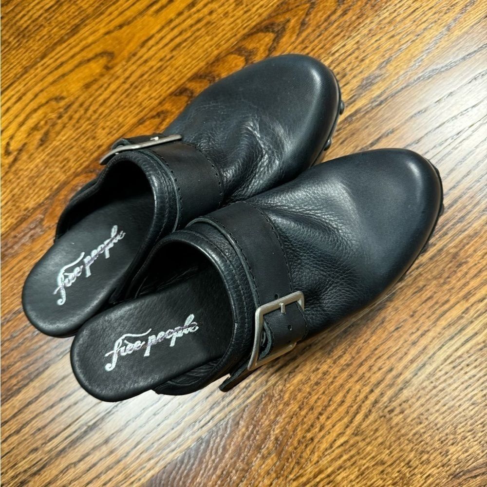 Free People Shoes Culver City Clog Black Free People Size 38 - Picture 2 of 7